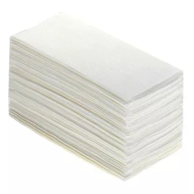 Двошарові паперові рушники міні V-складання розмір 21х21 см 150 аркушів