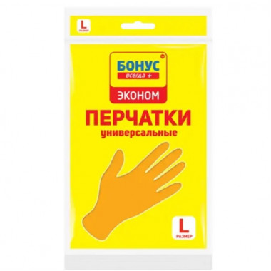Рукавички господарські Бонус ЕКОНОМ L латексні 1 пара