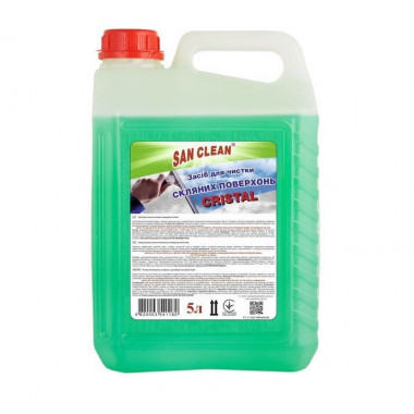 Миючий засіб для скла San Clean Кристал 5 літрів