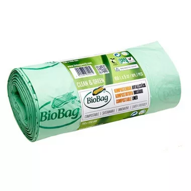 Екопакети для сміття BioBag 150 л 5 шт