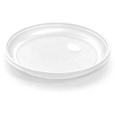 Тарілка біла d20,5 см 100  штук