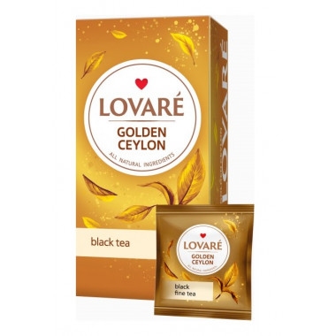 ТМ LOVARE Golden Ceylon пакетований 24 по 2 г
