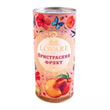 Чай Lovare пристрасний фрукт тубус 80 грам