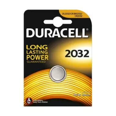 Батарейка DURACELL DL2032 DSN 3х20х20  кругла 1 штука в упаковці