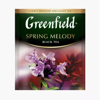 Чай чорний Spring Melody Greenfield 1,5 гx100 штук