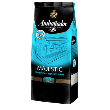 Кофе в зернах Ambassador Majestic пакет 1000г