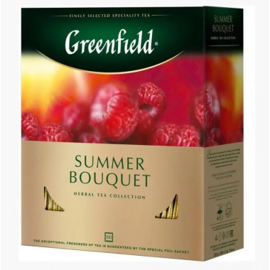 Чай фруктовый Greenfield Summer Bouquet 2 гх100 штук