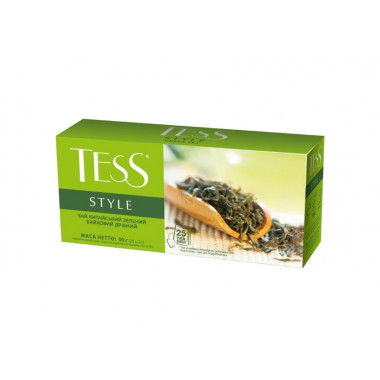 Чай TESS Style green tea пакетований 2г х 25 штук