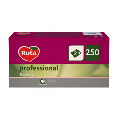 Серветки Ruta Professional бордо двошарові 33х33 см 250 листів