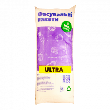 Пакет фасовочный 10х27 см 5 мкм ULTRA 1000 штук